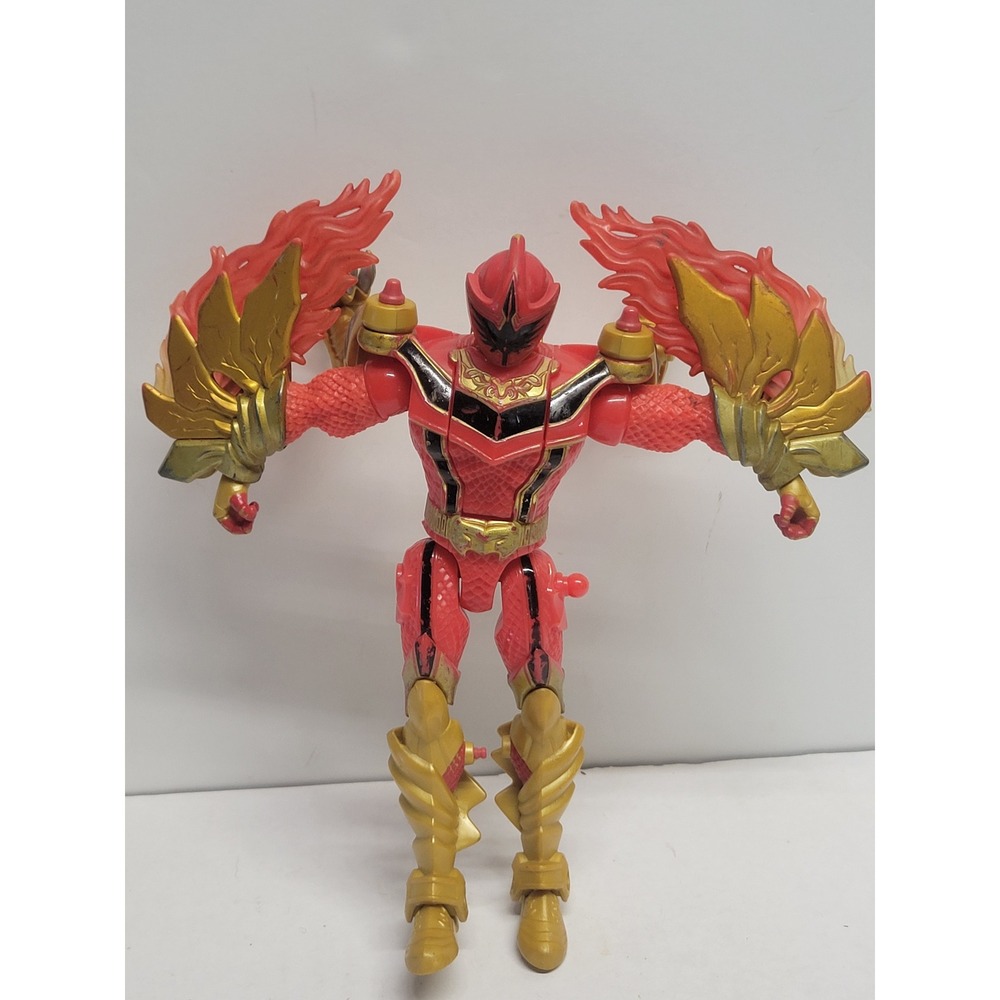 Bandai 2005 Power Rangers Mystic Force Red Dragon Fire Ranger Action Figure 7in